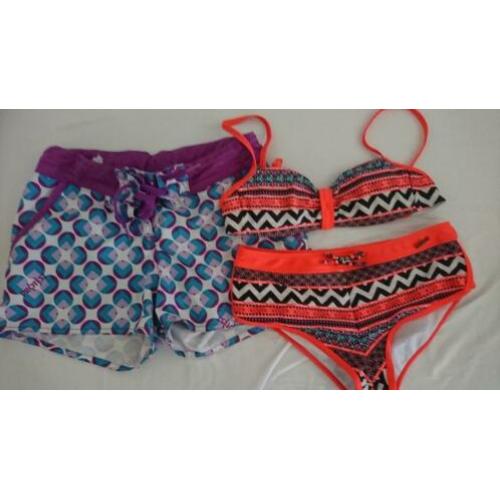 Protest bikini met zwemshort - mt 164