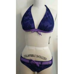 NIEUWE PROTEST halter bikini maat 38 Cup C paars maat M /38C