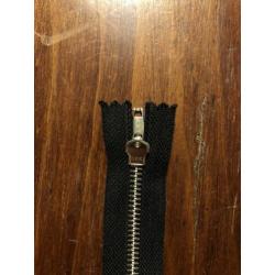 YKK ijzeren rits (zwart) 5 stuks