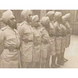 Foto Indische Wachten in Hong Kong Kolonialmacht England GB