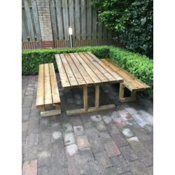 Picknicktafel set met kussens
