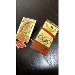 2 Coca cola Olympiade 1990 speldjes
