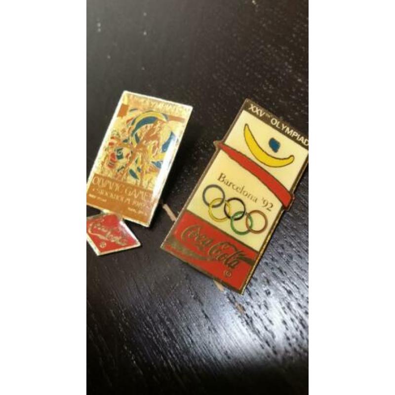 2 Coca cola Olympiade 1990 speldjes