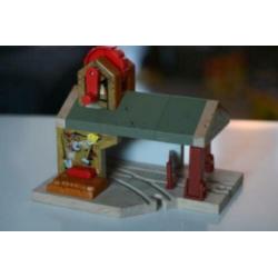 thomas de trein houten set remise