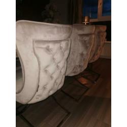 Richmond Kensington tafel + 6x stoelen Scarlett NIEUWSTAAT