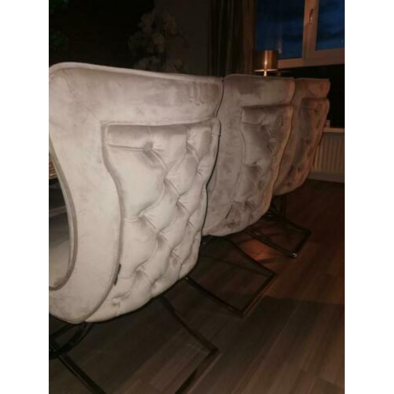 Richmond Kensington tafel + 6x stoelen Scarlett NIEUWSTAAT