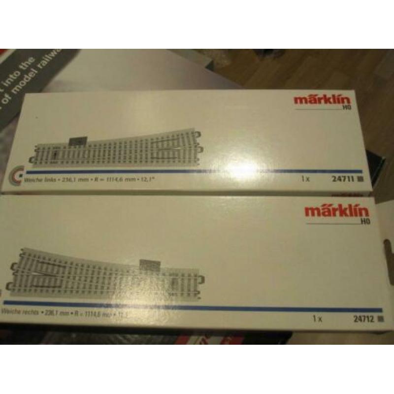 Marklin 24711/24712 Slanke wissel crails