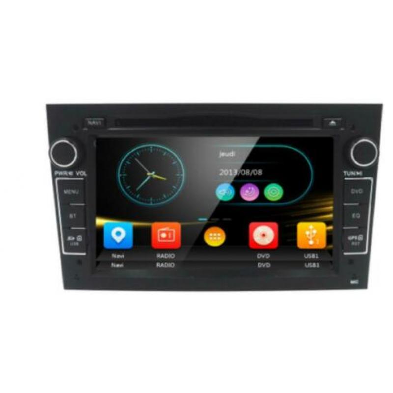 Nieuw in doos dubbel din nav dvd opel Corsa d astra h tigra
