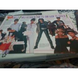 Knipsels en poster mel & kim