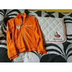 Rabobank Dressuur dekje /evt set +bijpassend softshell jack