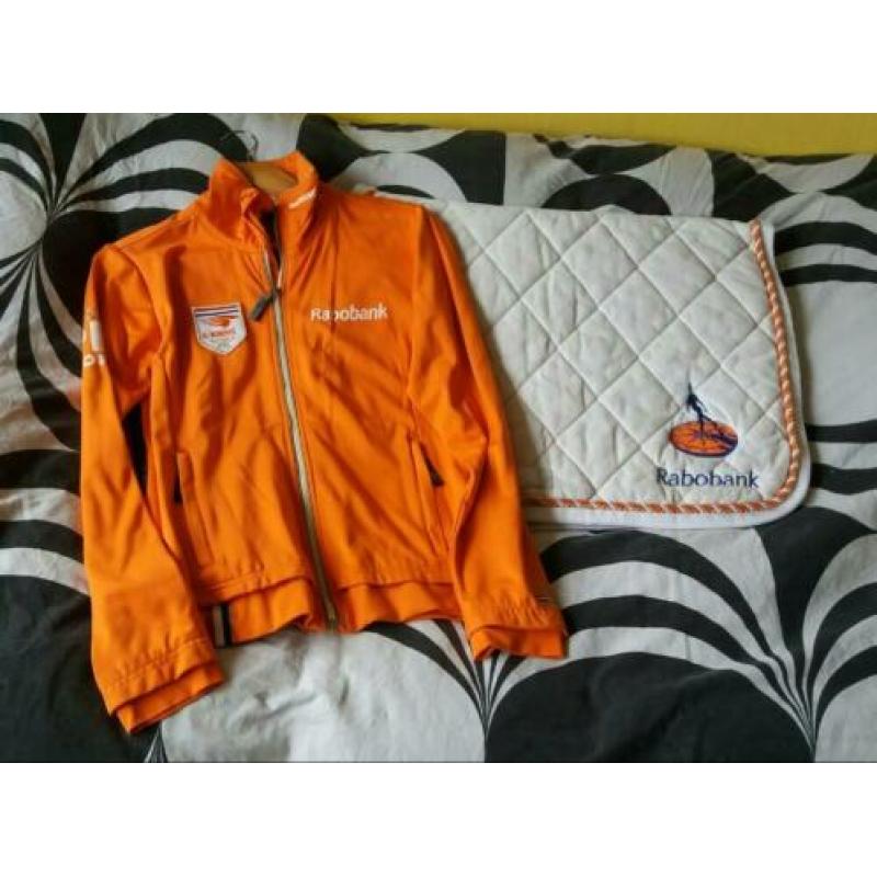 Rabobank Dressuur dekje /evt set +bijpassend softshell jack