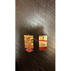 2 Coca cola Olympiade 1990 speldjes