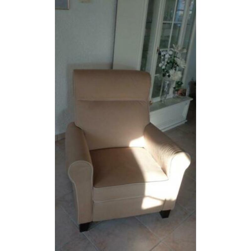 Te koop: Bahama beige relaxfauteuil (stof)