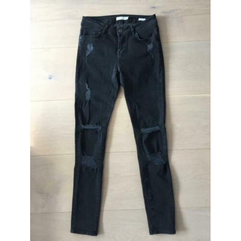 Zwarte destroyed skinny jeans Costes - 29/32