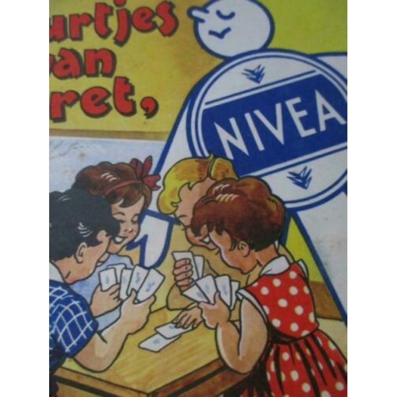 0276) ORIGINEEL NIVEA RECLAME KWARTET design: ARY HALSEMA