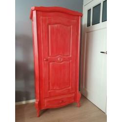 Kledingkast koraalrood van Planet Little 50×80×175