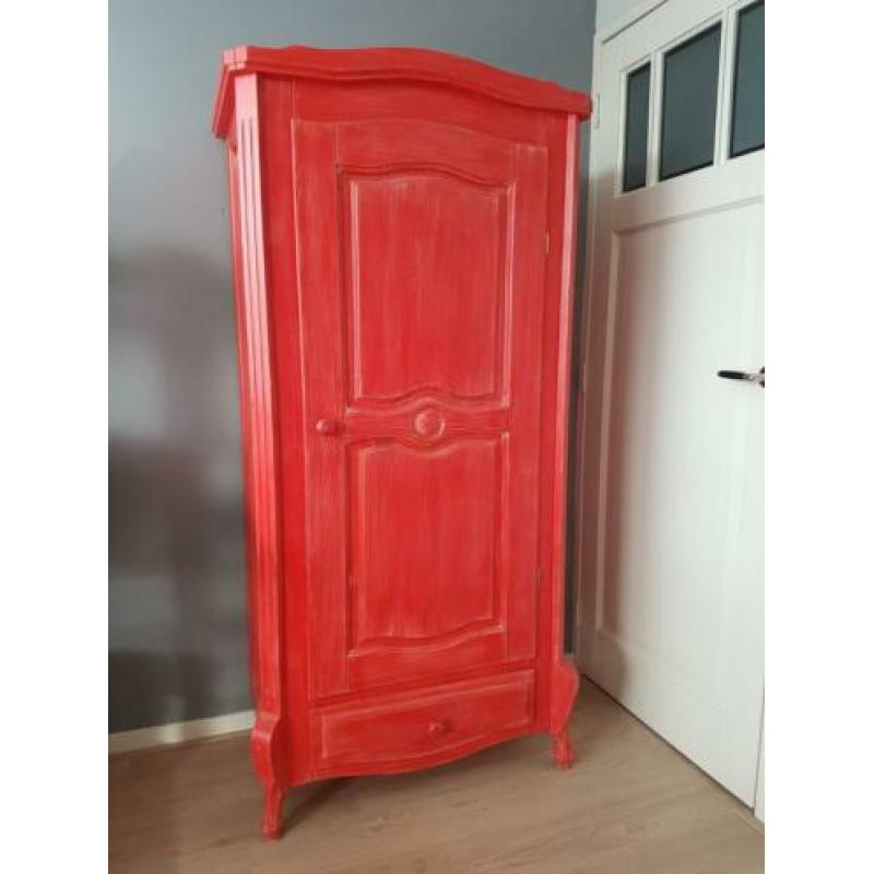 Kledingkast koraalrood van Planet Little 50×80×175