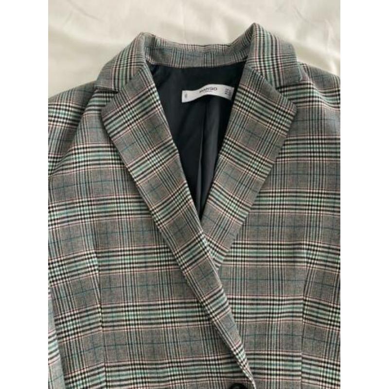 Blazer ruit Mango maat S zgan
