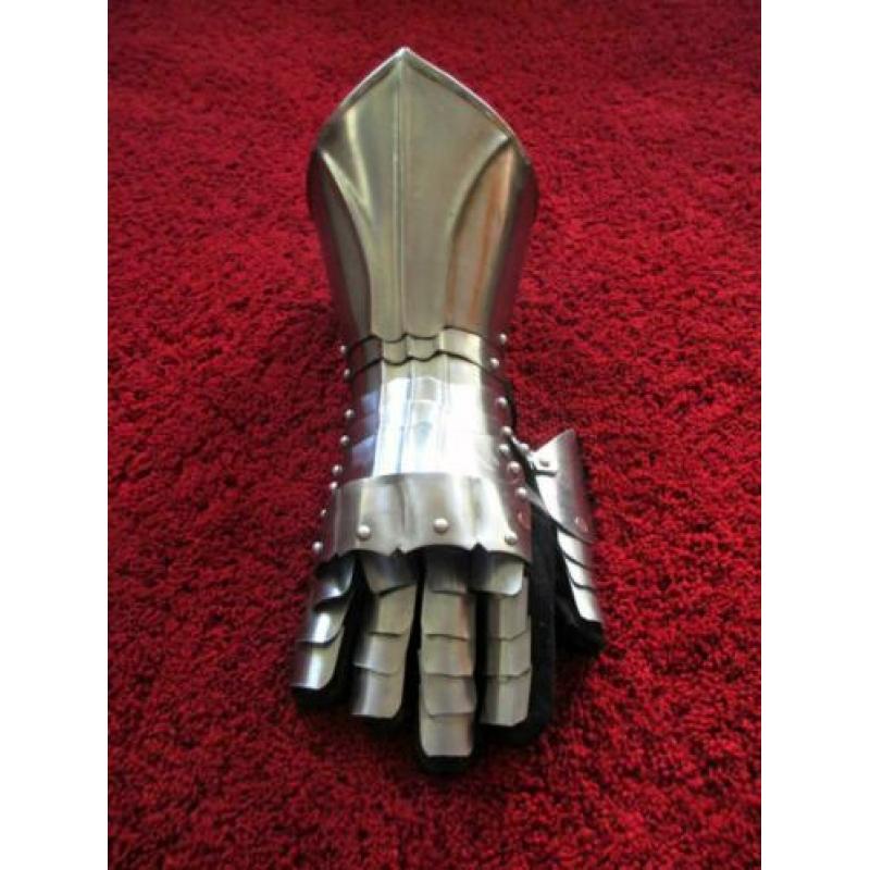 Pantserhandschoenen, gauntlets, LARP, reenactment, ridder