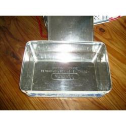 Verkade blik, oud hollands tafereel, vintage