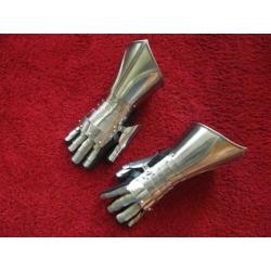 Pantserhandschoenen, gauntlets, LARP, reenactment, ridder