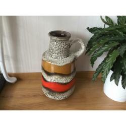 Mooie grote vintage vaas, West Germany, retro vaas