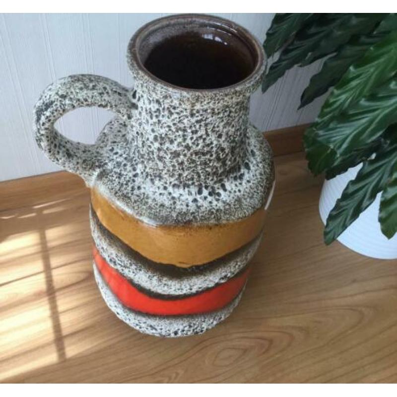 Mooie grote vintage vaas, West Germany, retro vaas