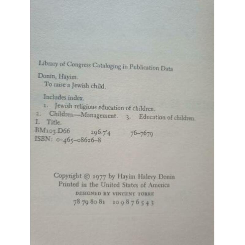 To Raise a Jewish Child Donin