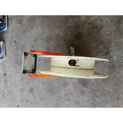 Oliehaspel, Slanghaspel met 3x 10 meter slang en oliepistol