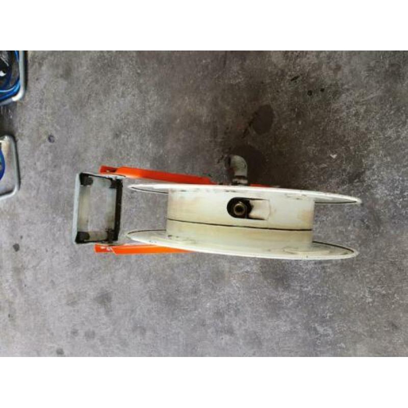 Oliehaspel, Slanghaspel met 3x 10 meter slang en oliepistol