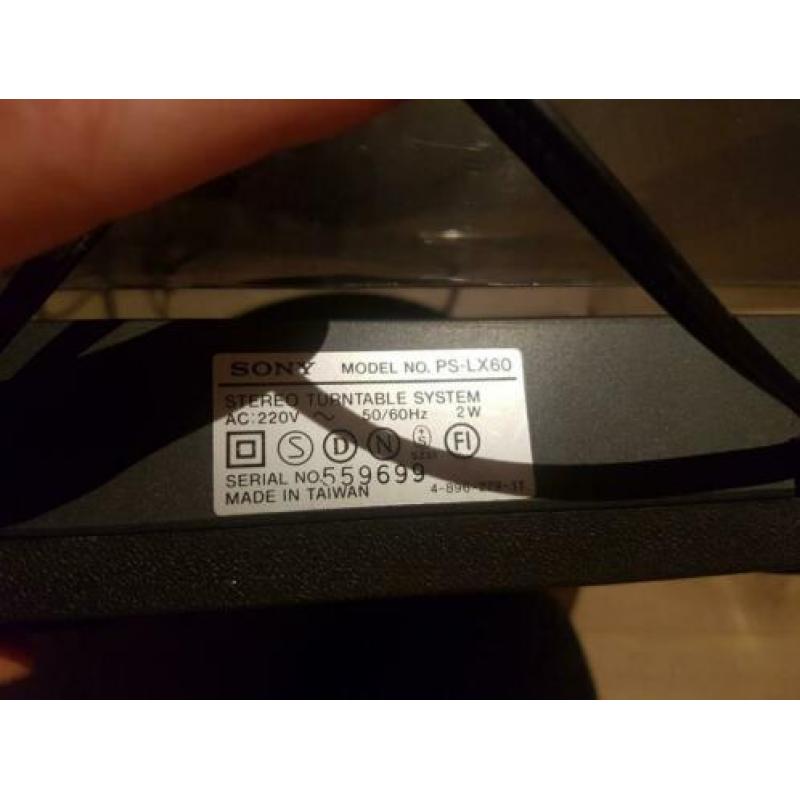 Sony platenspeler