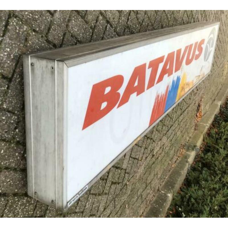 Lichtbak reclamelichtbak voor buiten en binnen 300 x 60 cm