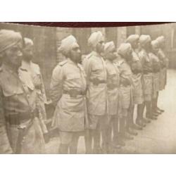 Foto Indische Wachten in Hong Kong Kolonialmacht England GB