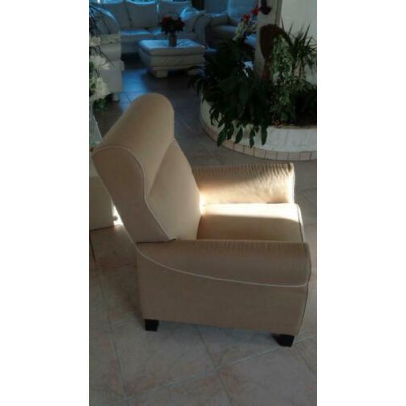 Te koop: Bahama beige relaxfauteuil (stof)