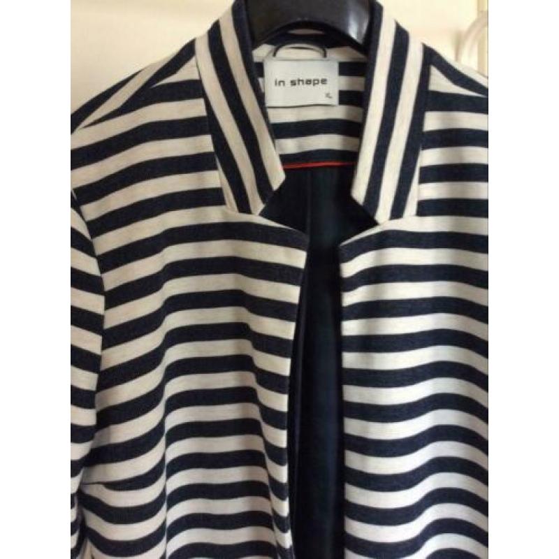 Lange blazer met streep Inshape