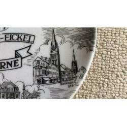Wanne - Eickel Herne // wandbord diam. 19 cm
