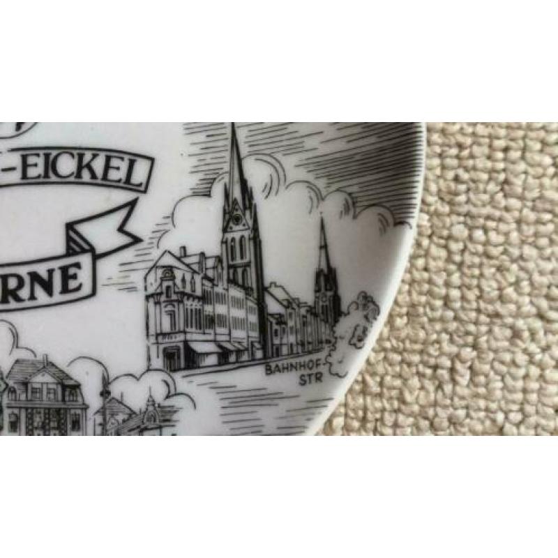 Wanne - Eickel Herne // wandbord diam. 19 cm