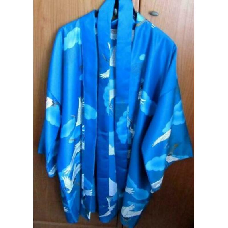Vintage MARUKYO Kyoto-Tokyo Japanese kimono uchikake maat L