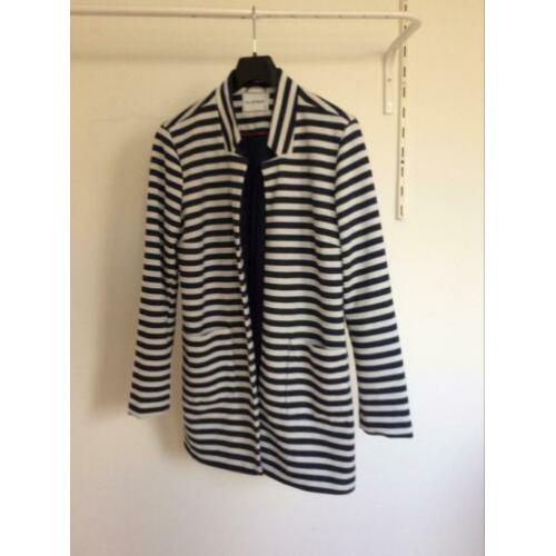 Lange blazer met streep Inshape