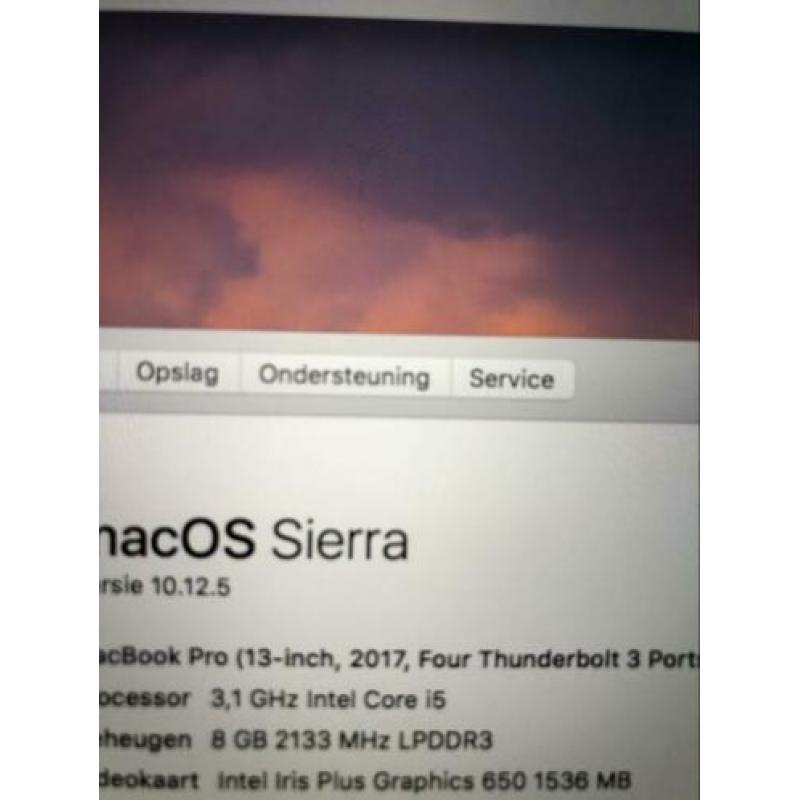 Macbook pro 2017 13’ 512SSD 8GB 3.1GHz Refurbished Applecare