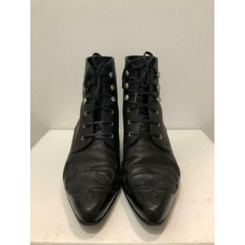 Saint Laurent laarsjes zwart 38