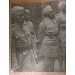 Foto Indische Wachten in Hong Kong Kolonialmacht England GB