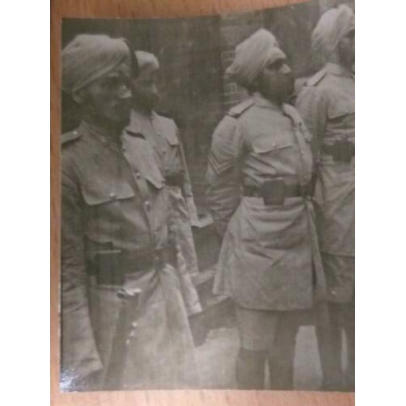 Foto Indische Wachten in Hong Kong Kolonialmacht England GB