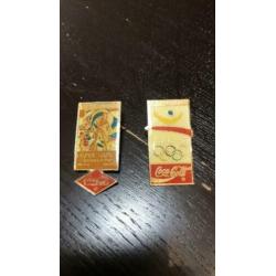 2 Coca cola Olympiade 1990 speldjes
