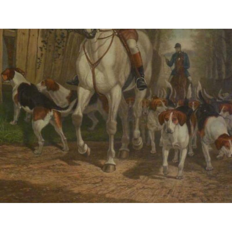 Originele gravure E.A.S. Douglas 1877