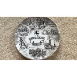 Wanne - Eickel Herne // wandbord diam. 19 cm