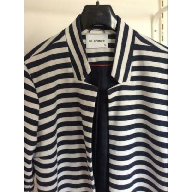 Lange blazer met streep Inshape