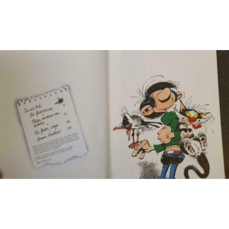 Guust Flater collectie in mooie box met 6 ingebonden boeken