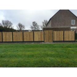 Tuinpoort, schuttingdeur, tuindeur, compleet met kozijn