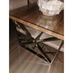 Richmond Kensington tafel + 6x stoelen Scarlett NIEUWSTAAT